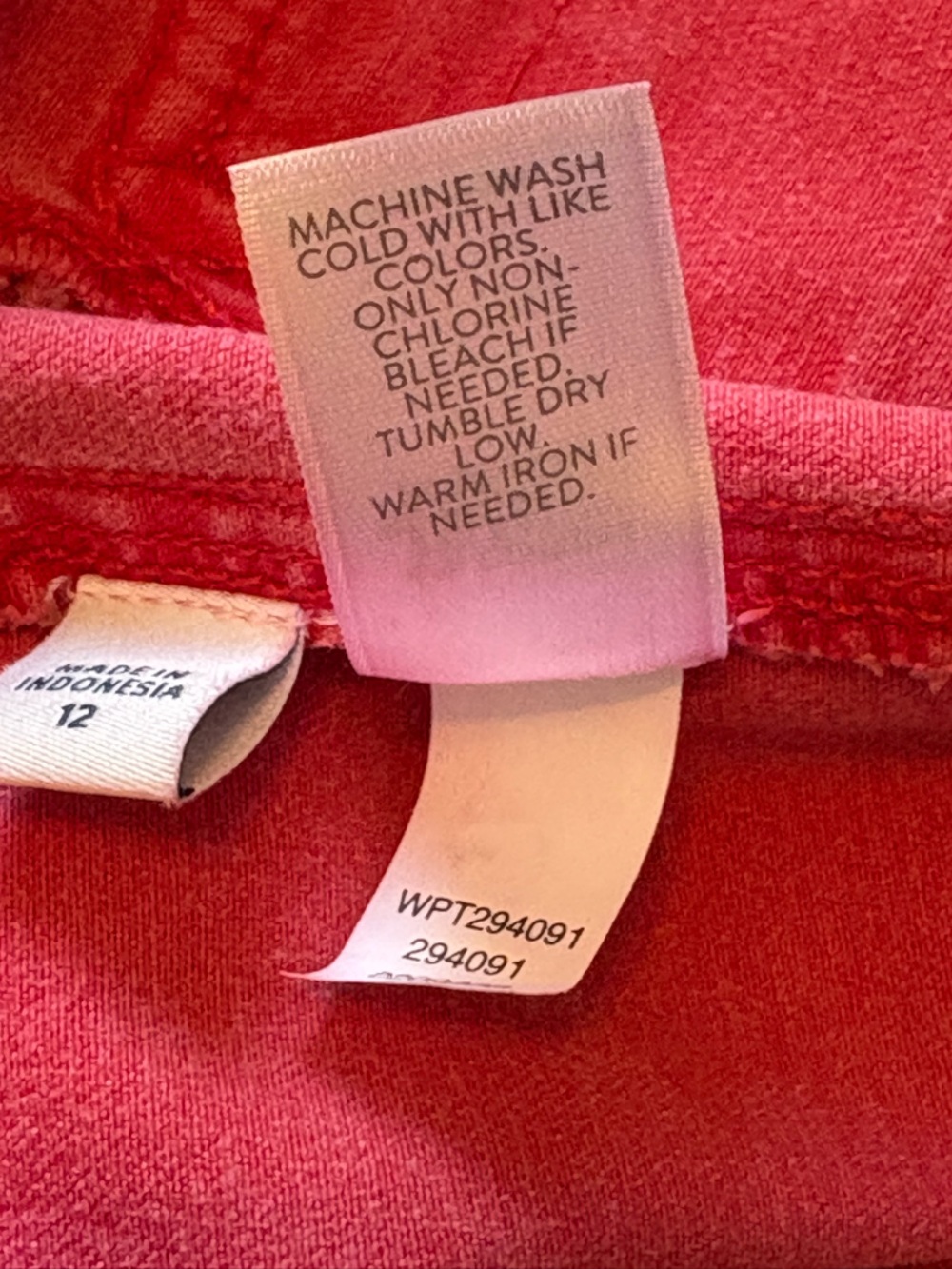 J. Jill Mid-Rise Welt-Pocket Wide-Leg Crops in Pomegranate 12 - Picture 8 of 9